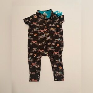 New! Posh Peanut Motorcycle Romper